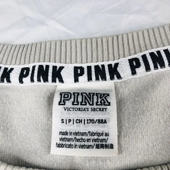 Victoria's Secret PINK Velour Pullover Sweatshirt - Picture 4 of 7